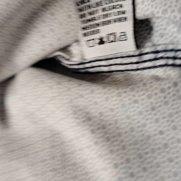 PD&C Navy Blue and White Button Down Shirt, Large - Picture 9 of 12